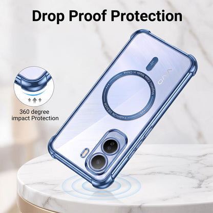 Vivo T5 Pro 5G Premium Magnetic MagSafe Shockproof Airbag Case (2.O)