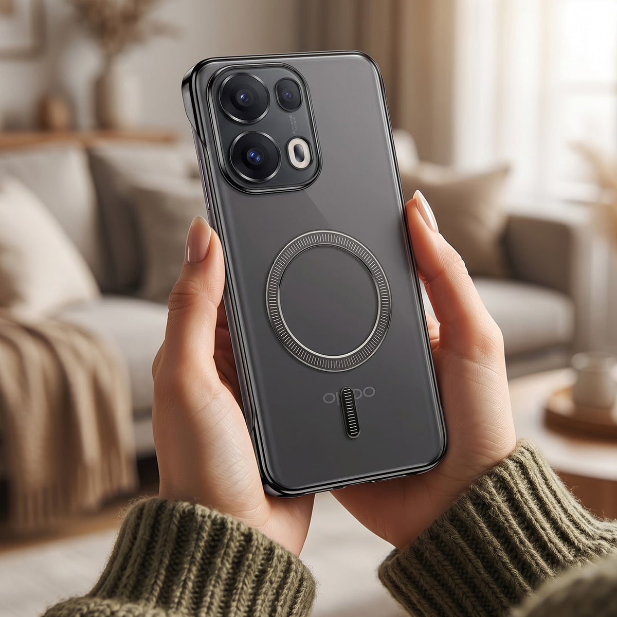 Oppo Reno 13 Pro 5G Frameless MagSafe Shockproof Case