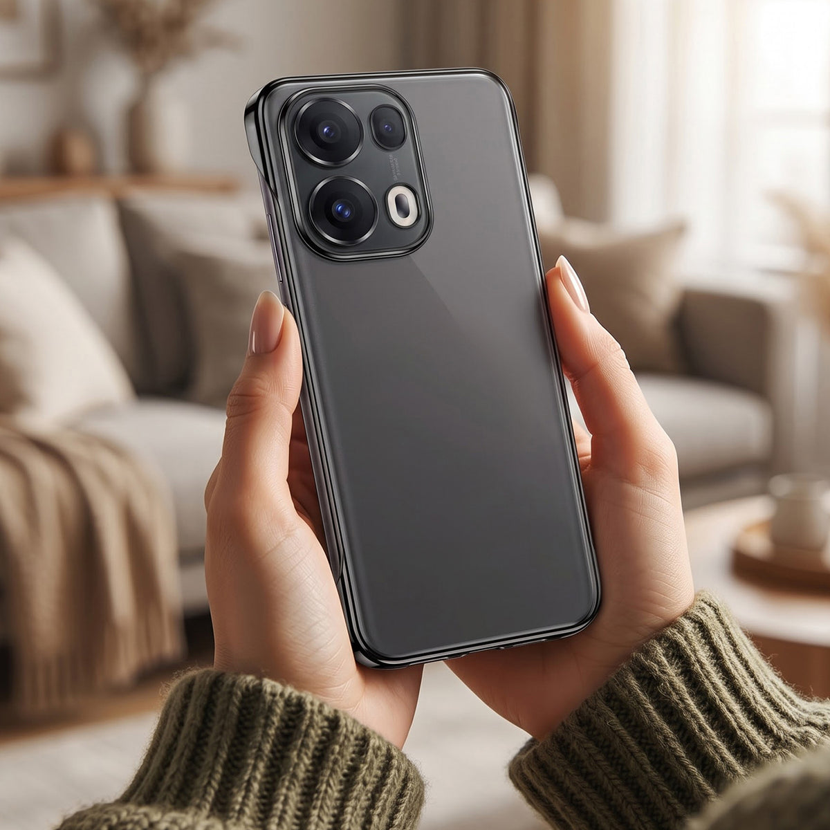 Oppo Reno 13 Pro 5G (100% Original) Ultra-Thin Frameless Lightweight Case