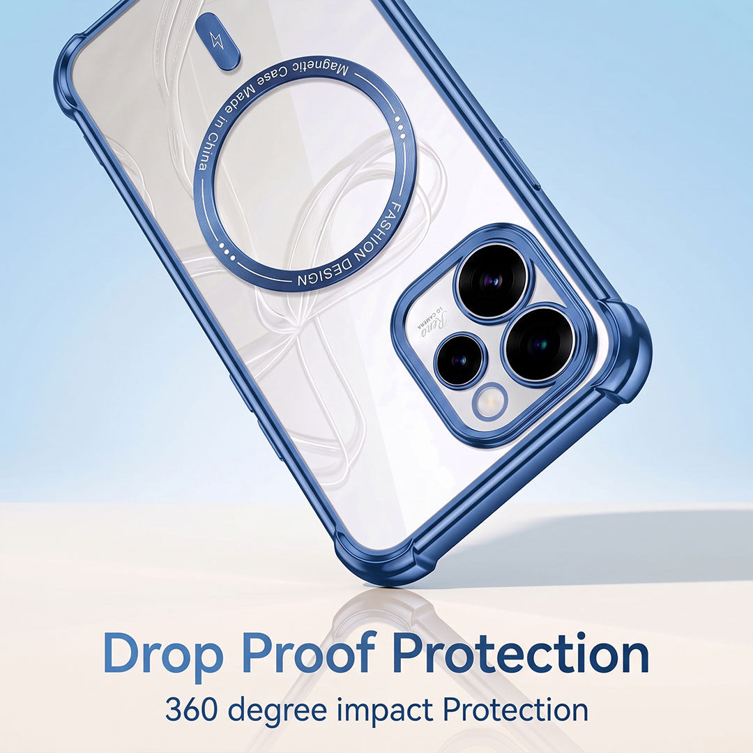 Oppo Reno 15 Pro Mini 5G Premium Magnetic MagSafe Shockproof Airbag Case (2.O)