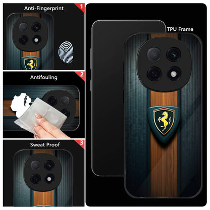 OPPO F29 Pro 5G Premium Acrylic Shockproof Glass Back Case (Royal Roadster)