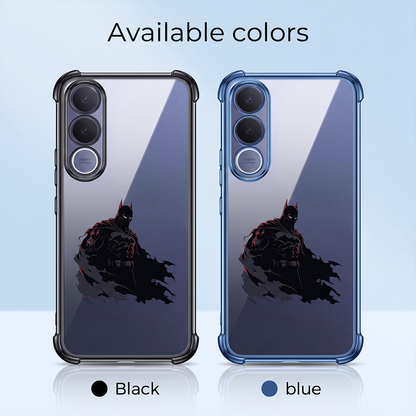 Vivo V70 FE 5G Premium 3D Spot UV Batman Sticker Shockproof Airbags Case