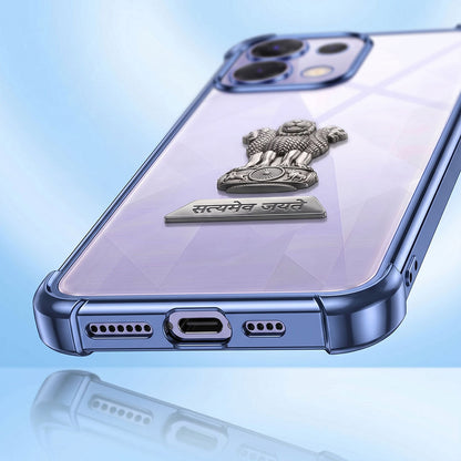 Oppo K13 5G Satyamev Jayate 2-in-1 Emblem Transparent Shockproof Airbag Case