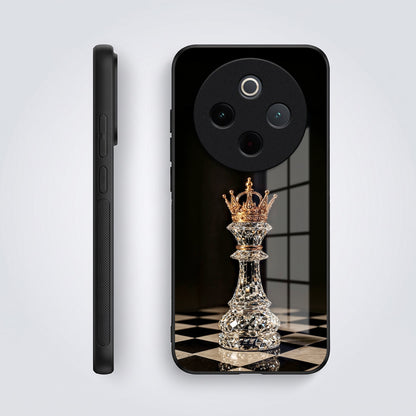 Vivo T4 5G Royal Chess King Acrylic Glass Back Case