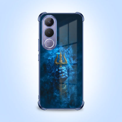 Vivo V70 FE 5G Premium Golden Trishul Airbags Printed Back Case