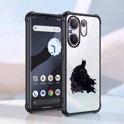 Vivo X200 FE 5G Premium 3D Spot UV Batman Sticker Shockproof Airbags Case