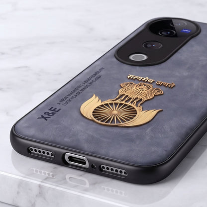 Vivo T3 Ultra 5G Satyamev Jayate Comfortable Leather Phone Case
