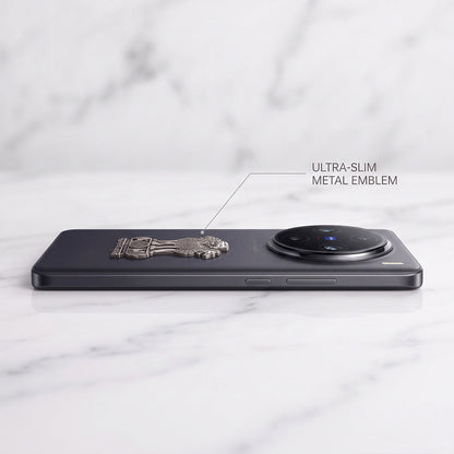 Vivo X100 Pro 5G Compatible Satyamev Jayate 3D Metal Emblem Sticker
