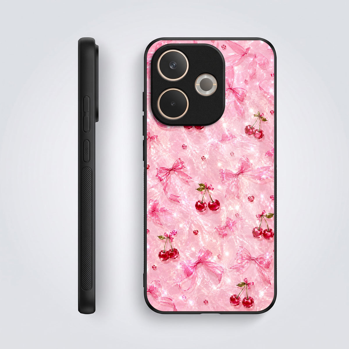 Oppo A5 Pro 5G Pink Cherry Blossom Acrylic Glass Back Case