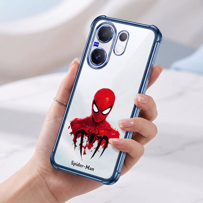 Vivo X200 FE 5G Premium 3D Spot UV Spider-Man Sticker Shockproof Airbags Case