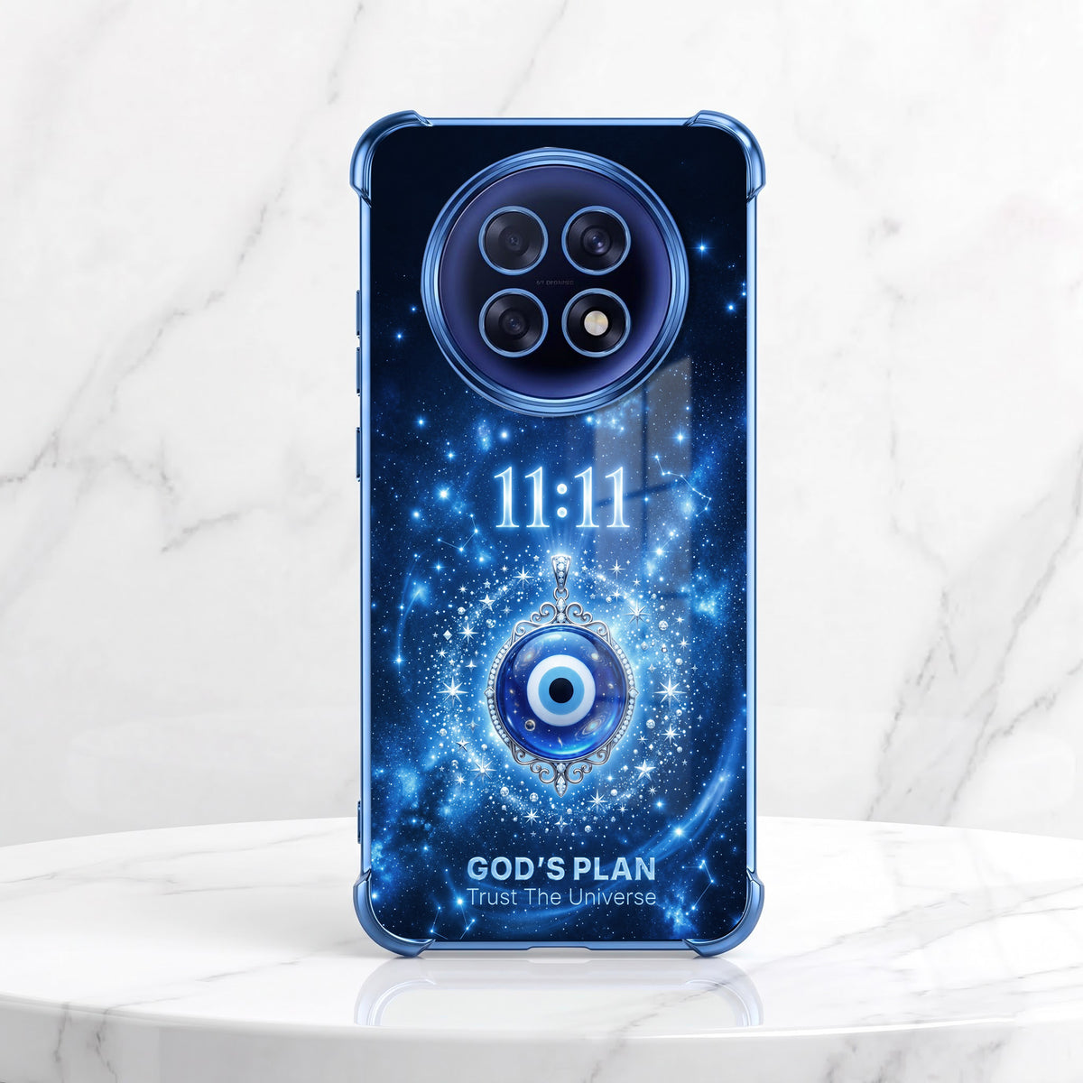Oppo F31 Pro+ 5G Premium God’s Plan Evil Eye Airbags Printed Back Case