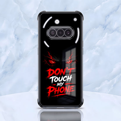 Nothing Phone 3a 5G Don't Touch My Phone Airbags Printed Back Case