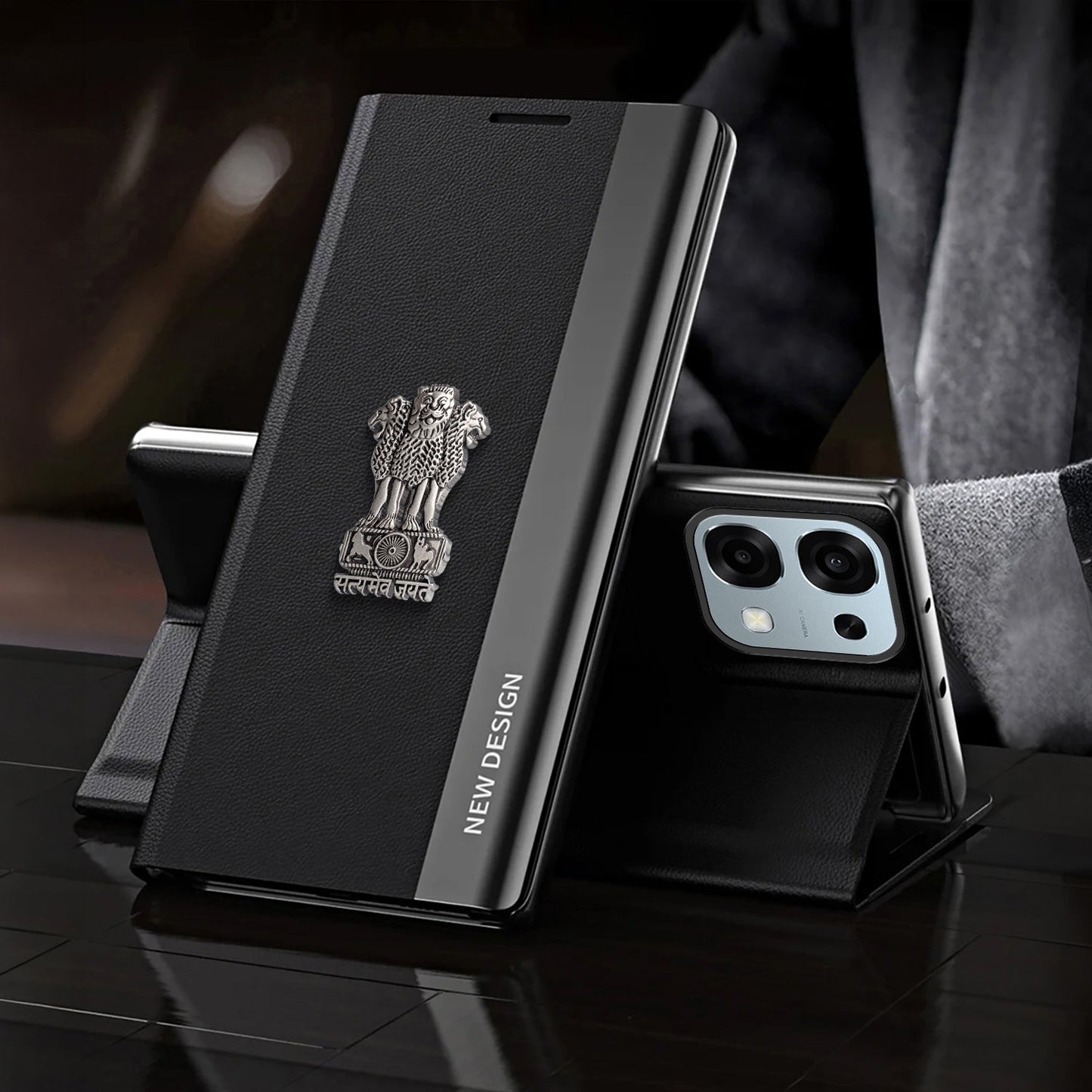 Vivo T5x 5G Satyamev Jayate Flip Leather Case