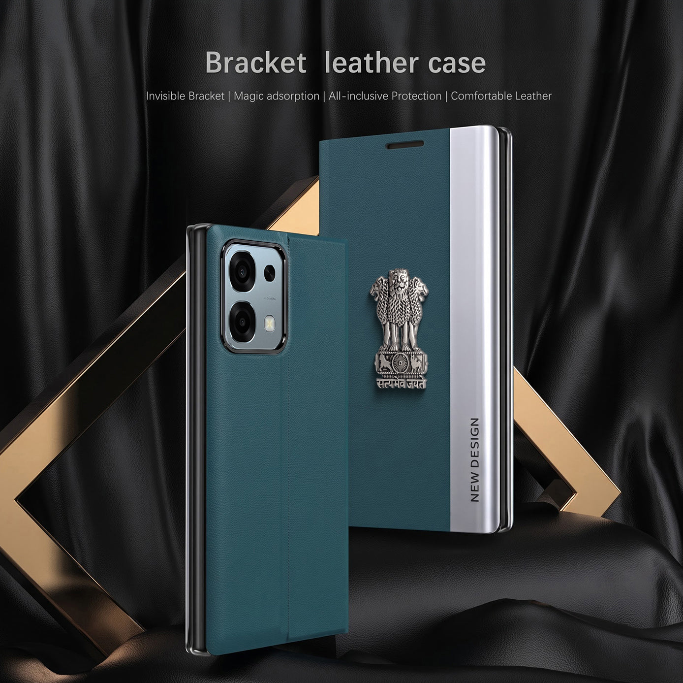 Oppo F31 5G Satyamev Jayate Flip Leather Case