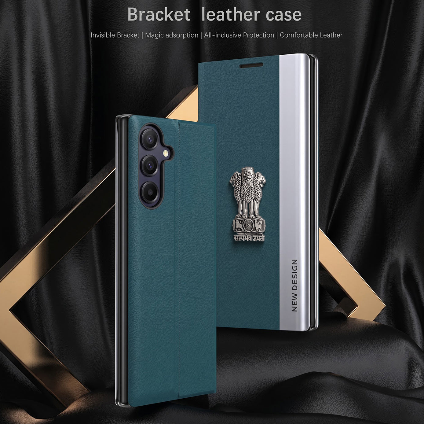 Samsung Galaxy A27 5G Satyamev Jayate Flip Leather Case