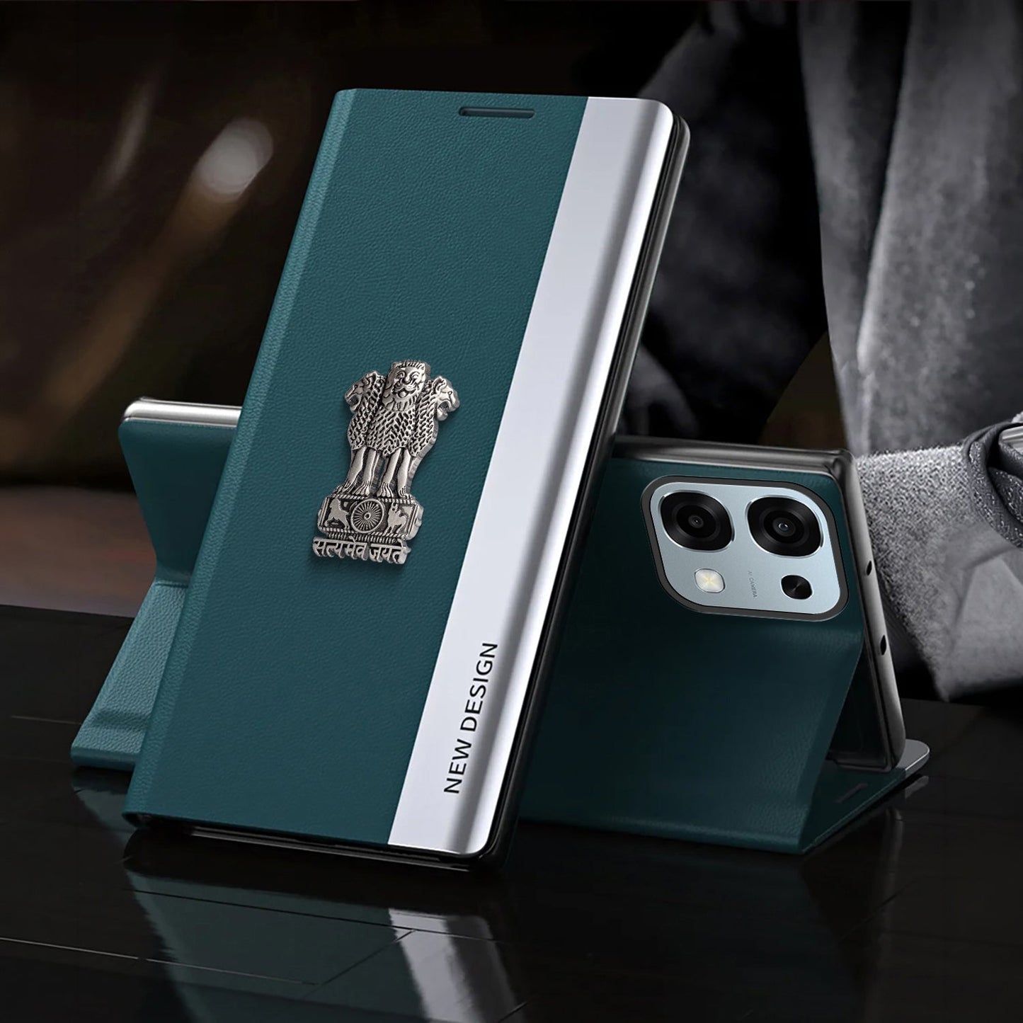 Vivo T5x 5G Satyamev Jayate Flip Leather Case