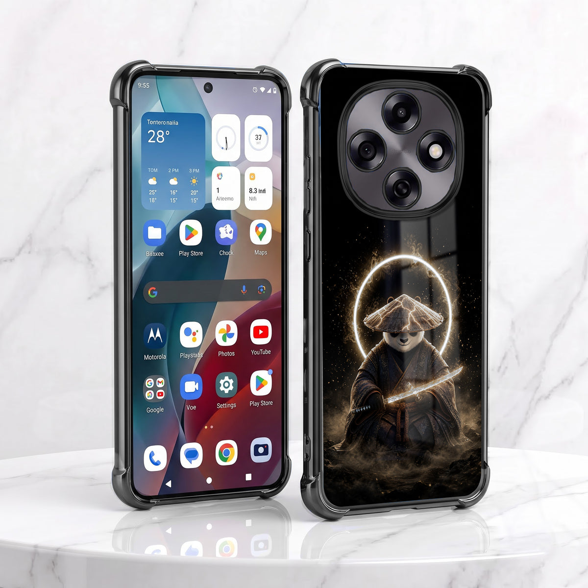 Oppo F31 Pro 5G Warrior Panda Airbags Printed Back Case