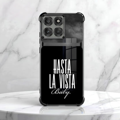 Motorola Edge 60 Pro 5G Hasta La Vista Dual-Tone Transparent Black Airbags Case