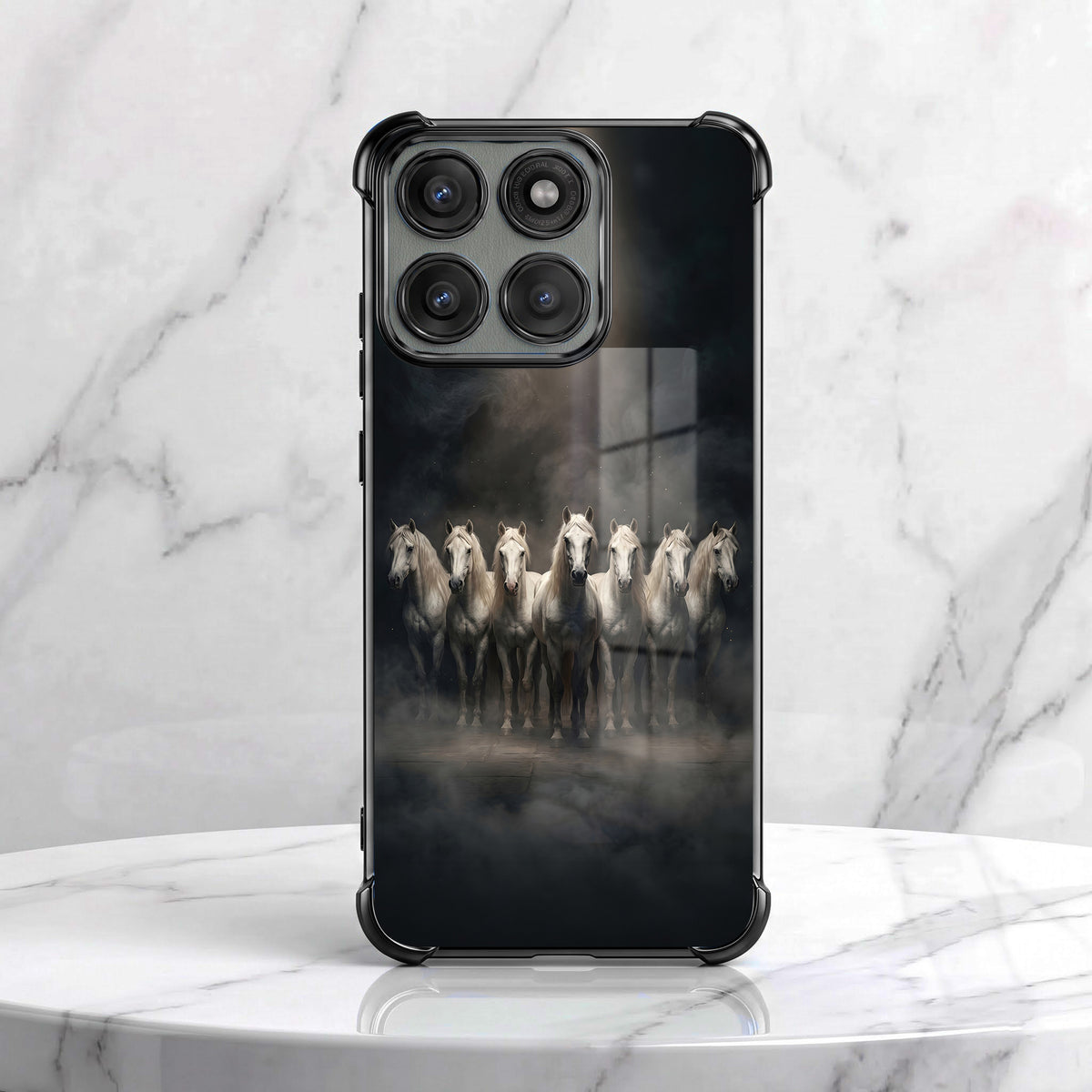 Motorola Edge 70 5G Running Horses Airbags Printed Back Case