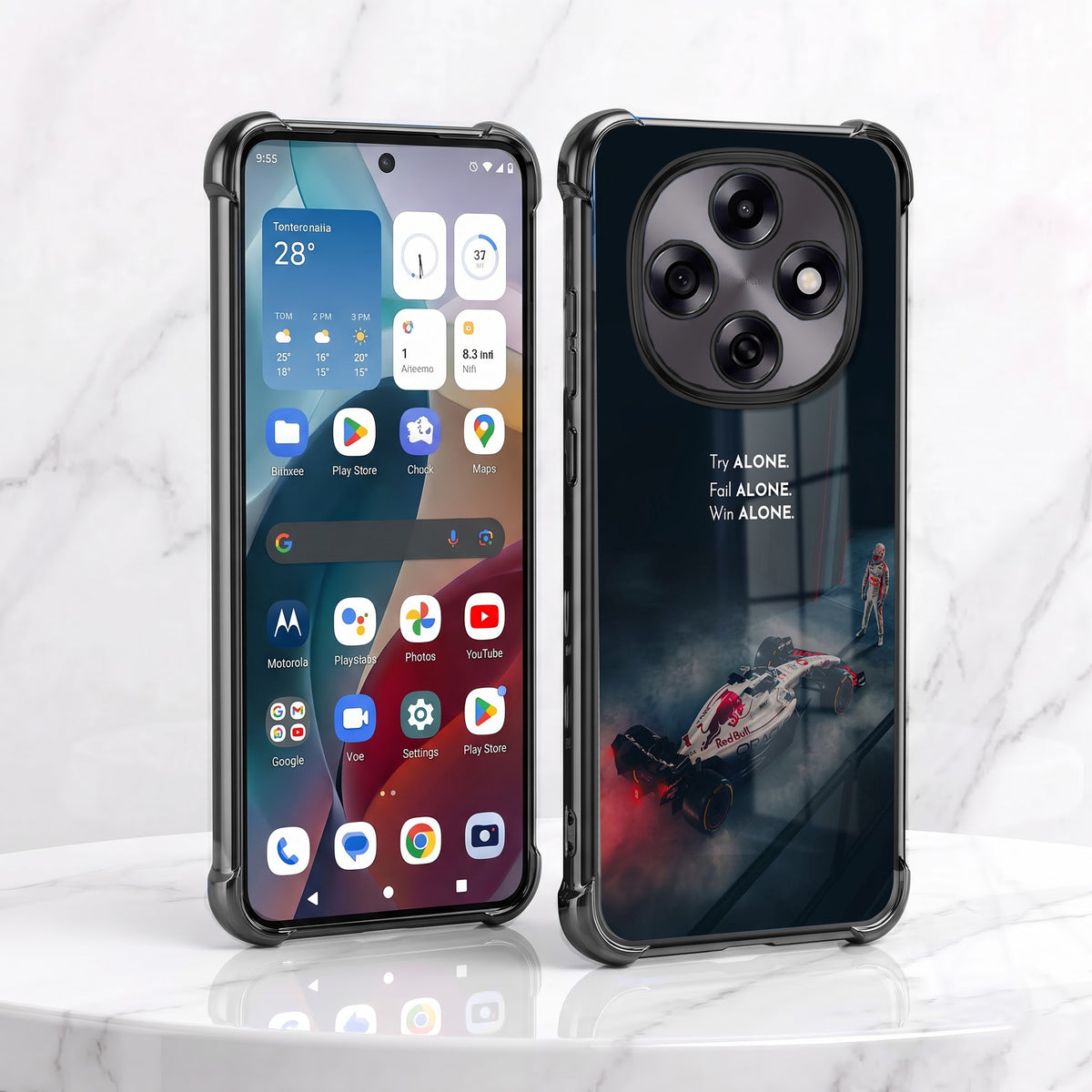 Oppo F31 Pro 5G F1 Alone Airbags Printed Back Case