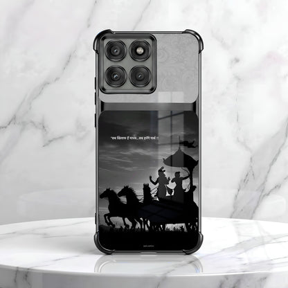 Motorola Edge 60 Pro 5G Mahabharat Divine Dual-Tone Transparent Airbags Case