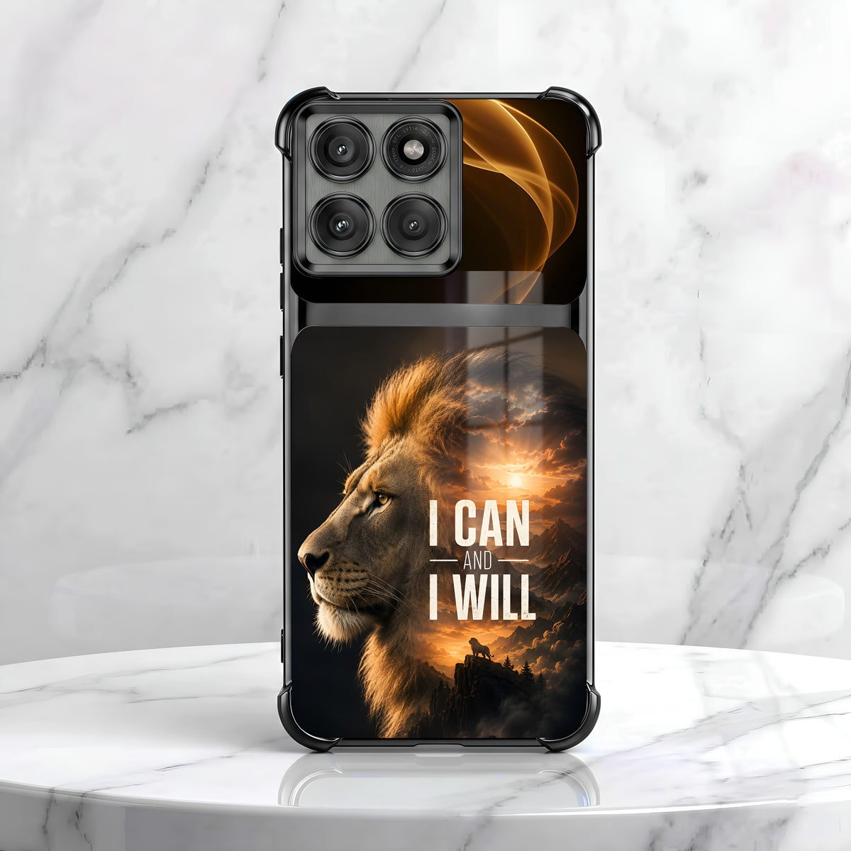 Motorola Edge 60 Pro 5G Rise of the King Dual-Tone Transparent Airbags Case