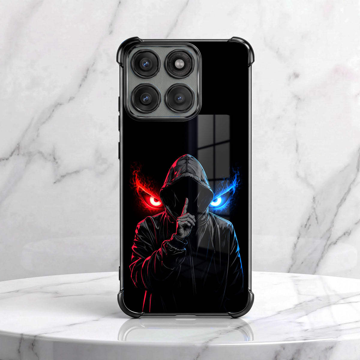 Motorola Edge 70 5G Hooded Shadow Demon Airbags Printed Back Case