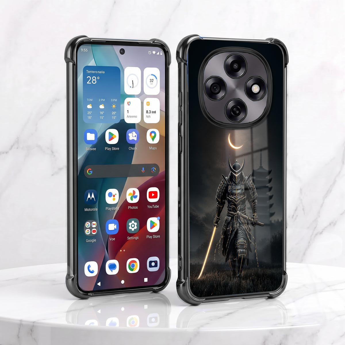 Oppo F31 Pro 5G Samurai Warrior Airbags Printed Back Case