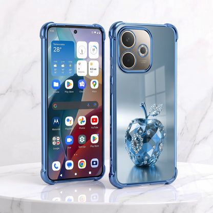 Oppo A5 Pro 5G Blue Apple Airbags Printed Back Case