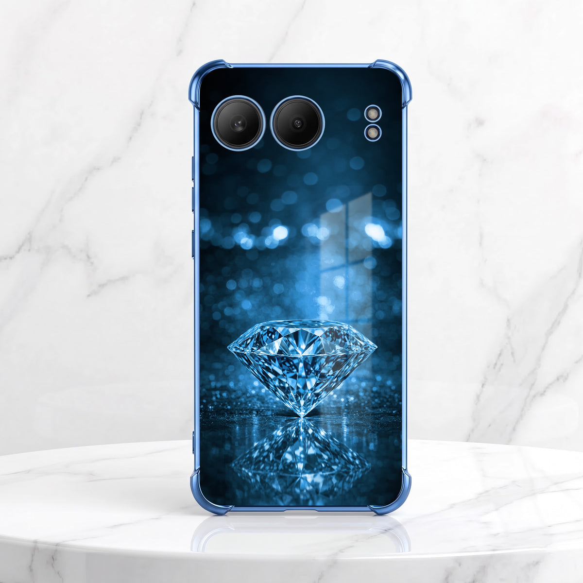 One Plus Nord 4 5G Blue Diamond Airbags Printed Back Case