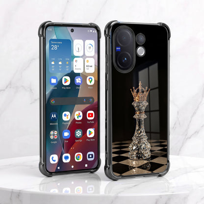 Vivo V60 5G Chess King Airbags Printed Back Case