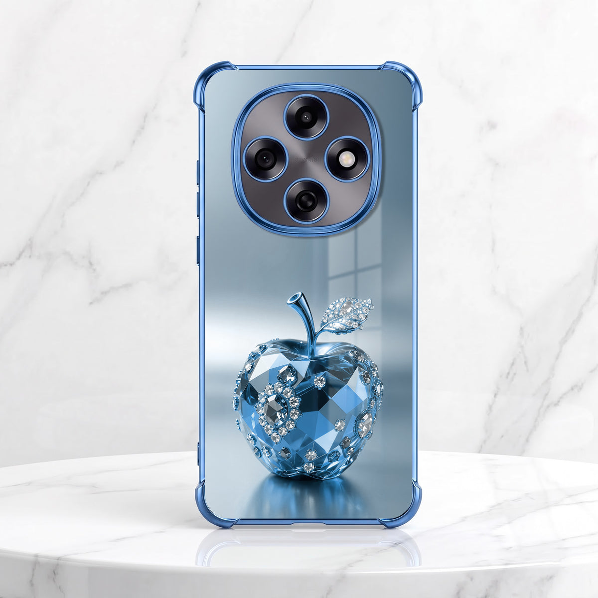 Oppo F31 Pro 5G Blue Apple Airbags Printed Back Case