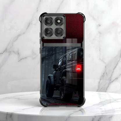 Motorola Edge 60 Pro 5G Black Beast 4x4 Dual-Tone Transparent Airbags Case