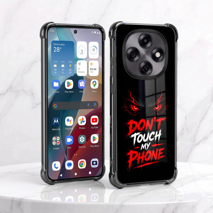 Oppo F31 Pro 5G Don't Touch My Phone Airbags Printed Back Case