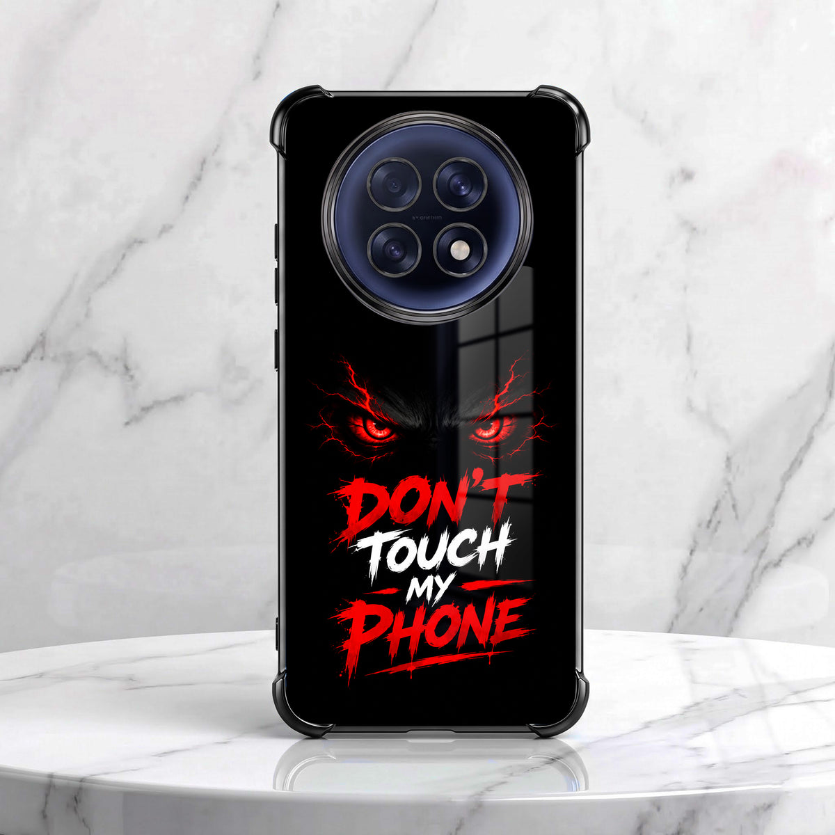 Oppo F31 Pro+ 5G Don't Touch My Phone Airbags Printed Back Case