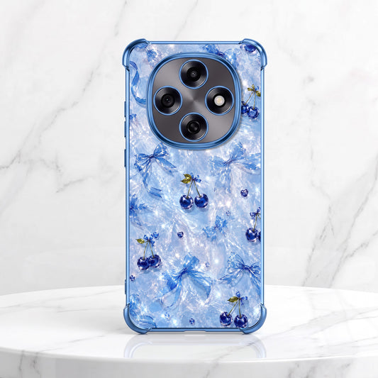 Oppo F31 Pro 5G Blue Cherry Airbags Printed Back Case
