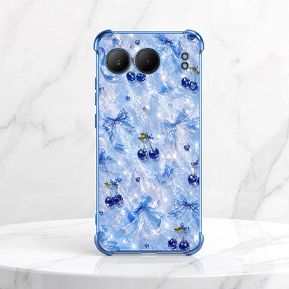 One Plus Nord 4 5G Blue Cherry Airbags Printed Back Case