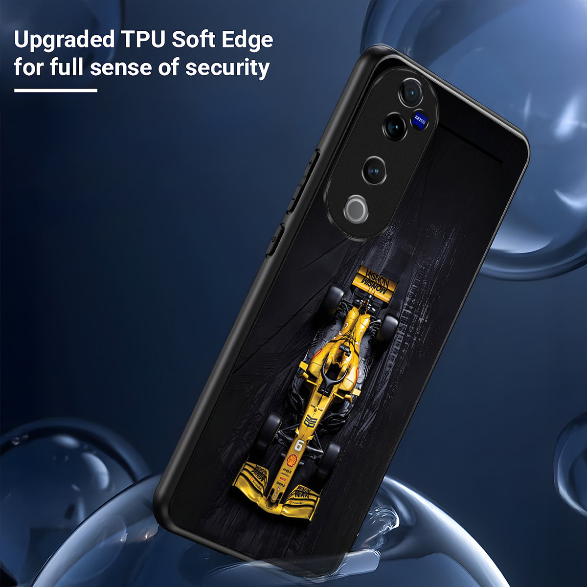 Vivo V40 Pro 5G F1 Racing Car Acrylic Glass Back Case