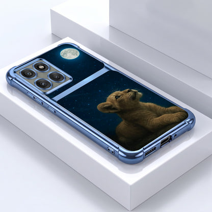 Motorola Edge 60 Pro 5G Moonlit Baby Lion Dual-Tone Transparent Airbags Case