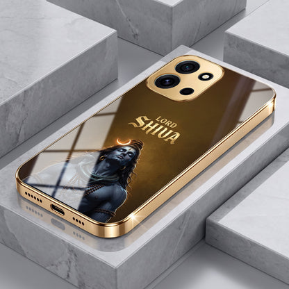 OnePlus Nord 6 5G Lord Shiva Gold Electroplated Glass Phone Back Case