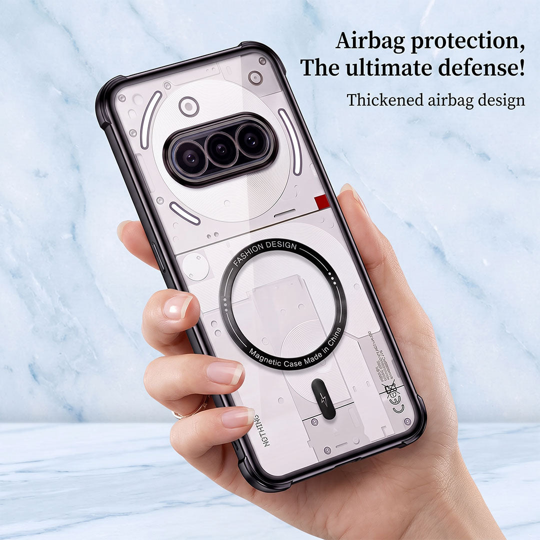 Nothing Phone 3A 5G Premium Magnetic MagSafe Shockproof Airbag Case (2.O)