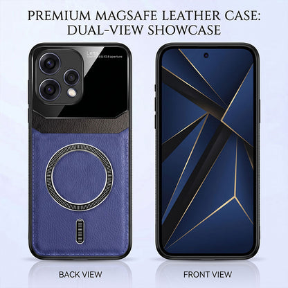 Oppo Reno 15 5G Premium Magsafe Magnetic Leather Lens Protective Case