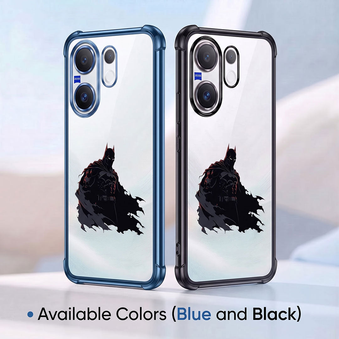 Vivo X200 FE 5G Premium 3D Spot UV Batman Sticker Shockproof Airbags Case