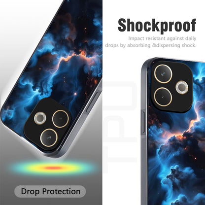 Oppo A5 Pro 5G Premium Acrylic Shockproof Glass Back Case (Supernova Sky)