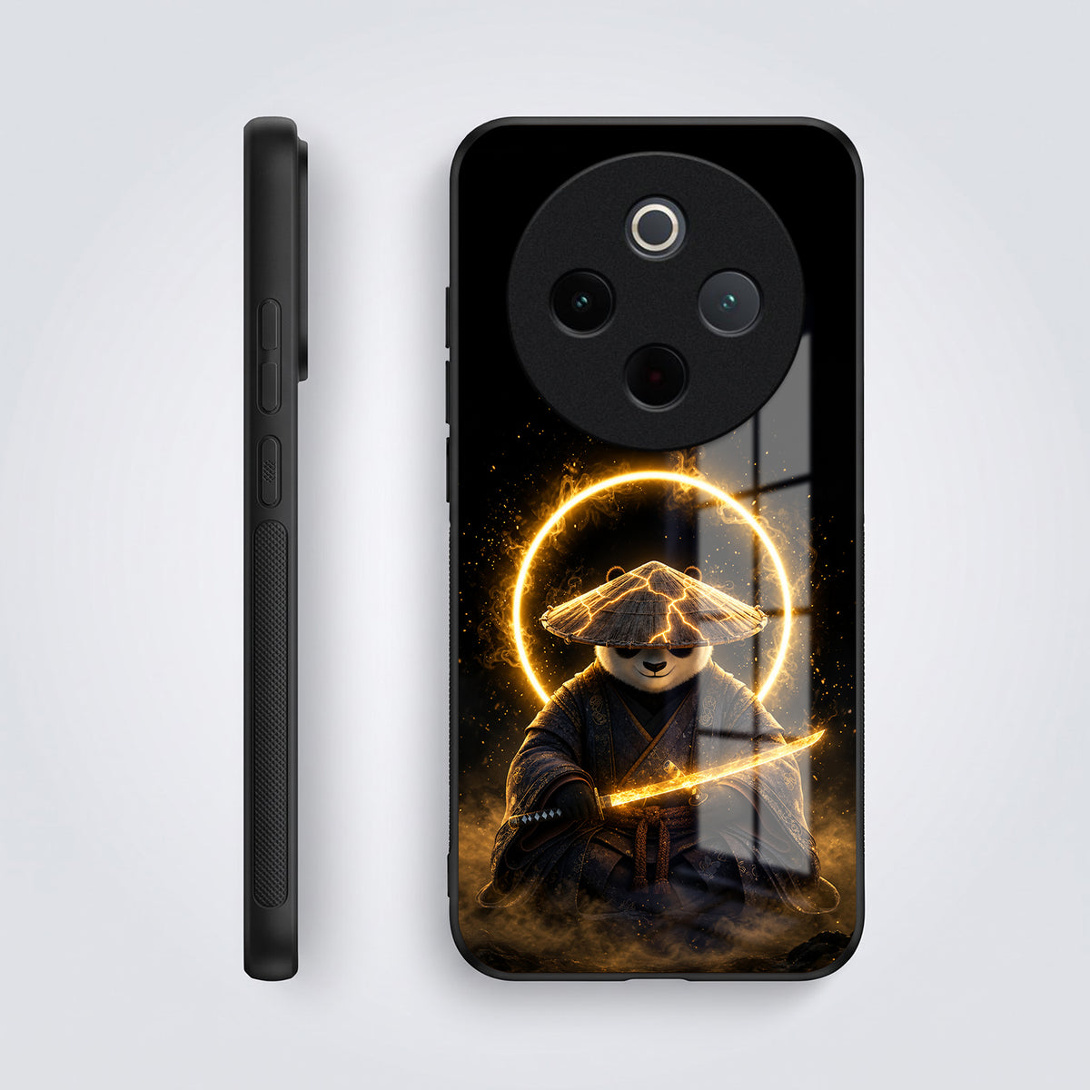 Vivo T4 5G Warrior Panda Acrylic Glass Back Case