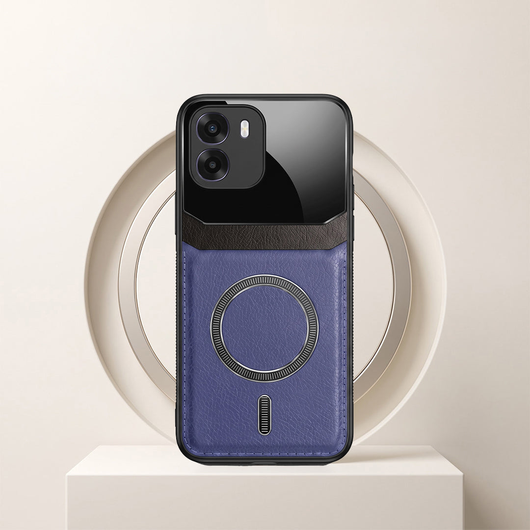 Oppo K14 5G Premium Magsafe Magnetic Leather Lens Protective Case
