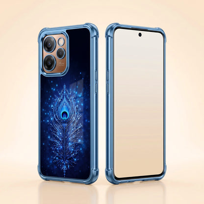 Oppo Reno 15 Pro Mini 5G Premium Peacock Feather Airbags Printed Back Case