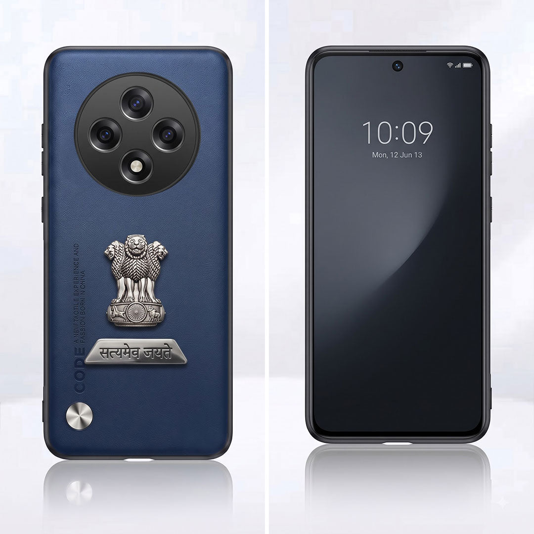 Oppo F27 Pro+ 5G Satyamev Jayate 2-in-1 Emblem Vegan Leather Back Case