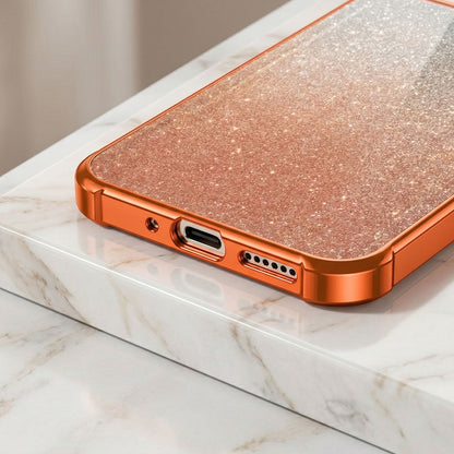 Oppo Reno 15 5G Luxury Shockproof Shimmer Airbag Cosmic Orange Case