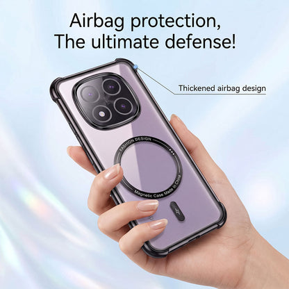 Redmi Note 14 Pro+ 5G Premium Magnetic MagSafe Shockproof Airbag Case (2.O)